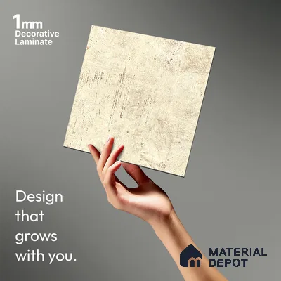 Stone Look LM 13886 8 ft x 4 ft Texture Finish Decorative Laminate - 1 mm | Suitable for TV Unit, Wardrobe, Kitchen Cabinets