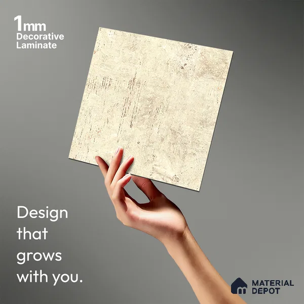 Stone Look LM 13886 8 ft x 4 ft Texture Finish Decorative Laminate - 1 mm | Suitable for TV Unit, Wardrobe, Kitchen Cabinets