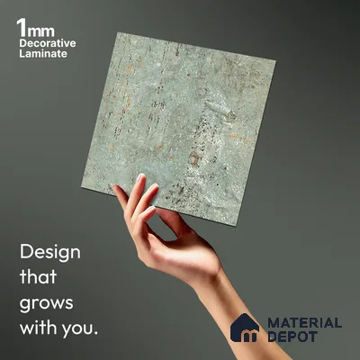 Stone Look LM 13887 8 ft x 4 ft Texture Finish Decorative Laminate - 1 mm | Suitable for TV Unit, Wardrobe, Kitchen Cabinets
