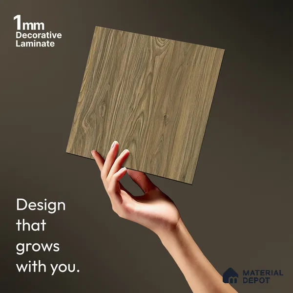Wooden Look LM 13892 8 ft x 4 ft Texture Finish Decorative Laminate - 1 mm | Suitable for TV Unit, Wardrobe, Kitchen Cabinets