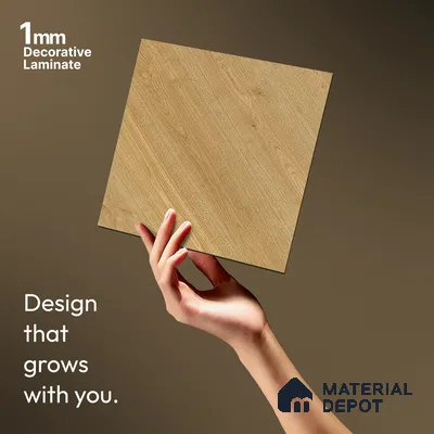 Wooden Look LM 13893 Classiac Cedar 8 ft x 4 ft Texture Finish Decorative Laminate - 1 mm | Suitable for TV Unit, Wardrobe, Kitchen Cabinets