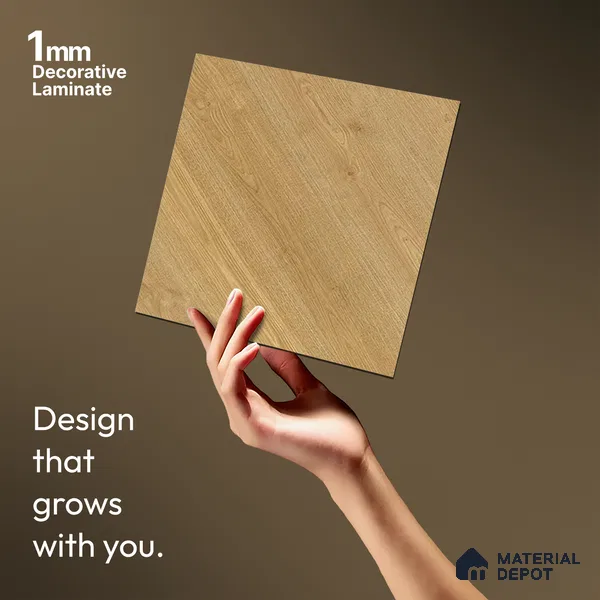Wooden Look LM 13893 Classiac Cedar 8 ft x 4 ft Texture Finish Decorative Laminate - 1 mm | Suitable for TV Unit, Wardrobe, Kitchen Cabinets