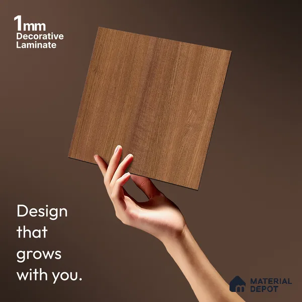 Wooden Look LM 13907 8 ft x 4 ft Texture Finish Decorative Laminate - 1 mm | Suitable for TV Unit, Wardrobe, Kitchen Cabinets
