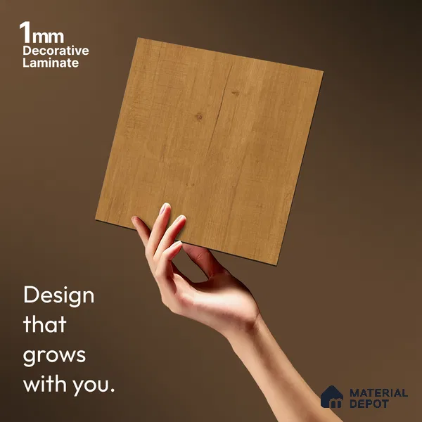 Wooden Look LM 13908 8 ft x 4 ft Texture Finish Decorative Laminate - 1 mm | Suitable for TV Unit, Wardrobe, Kitchen Cabinets
