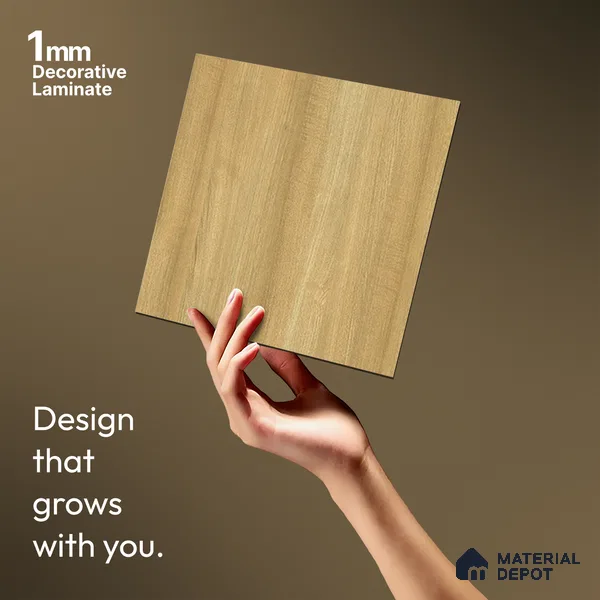 Wooden Look LM 13909 8 ft x 4 ft Texture Finish Decorative Laminate - 1 mm | Suitable for TV Unit, Wardrobe, Kitchen Cabinets