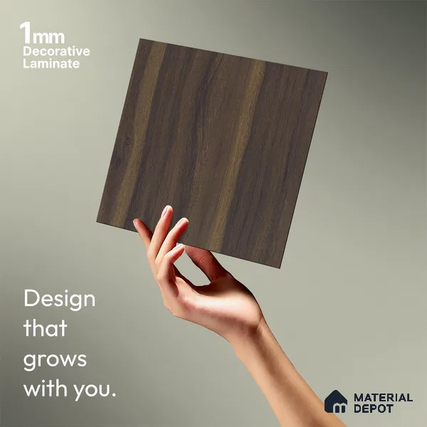 Wooden Look LM 13911 8 ft x 4 ft Texture Finish Decorative Laminate - 1 mm | Suitable for TV Unit, Wardrobe, Kitchen Cabinets