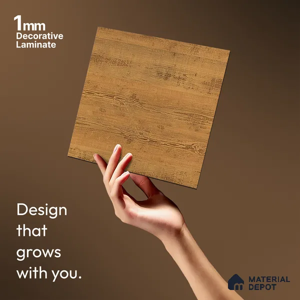 Wooden Look LM 13914 8 ft x 4 ft Texture Finish Decorative Laminate - 1 mm | Suitable for TV Unit, Wardrobe, Kitchen Cabinets