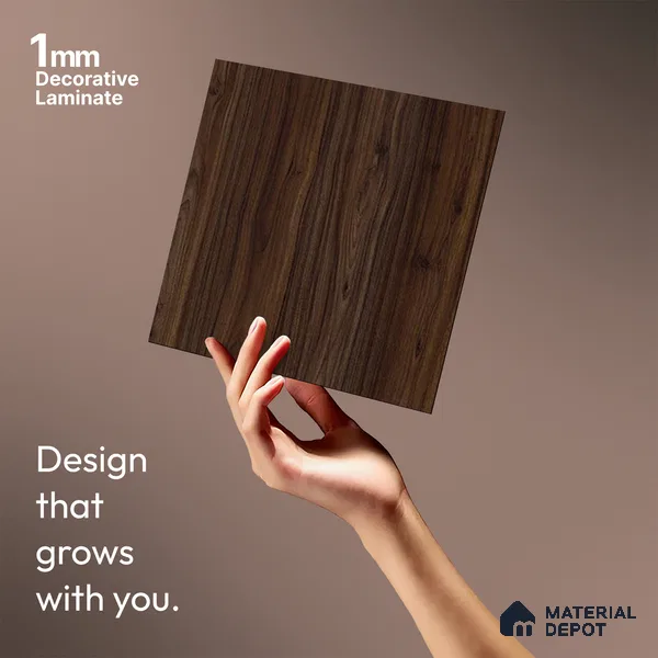 Wooden Look LM 13918 8 ft x 4 ft Texture Finish Decorative Laminate - 1 mm | Suitable for TV Unit, Wardrobe, Kitchen Cabinets