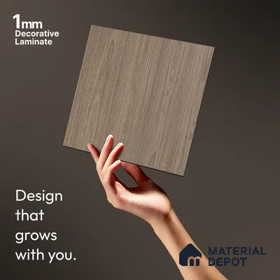 Wooden Look LM 13920 Tropical Omto Maple 8 ft x 4 ft Texture Finish Decorative Laminate - 1 mm | Suitable for TV Unit, Wardrobe, Kitchen Cabinets