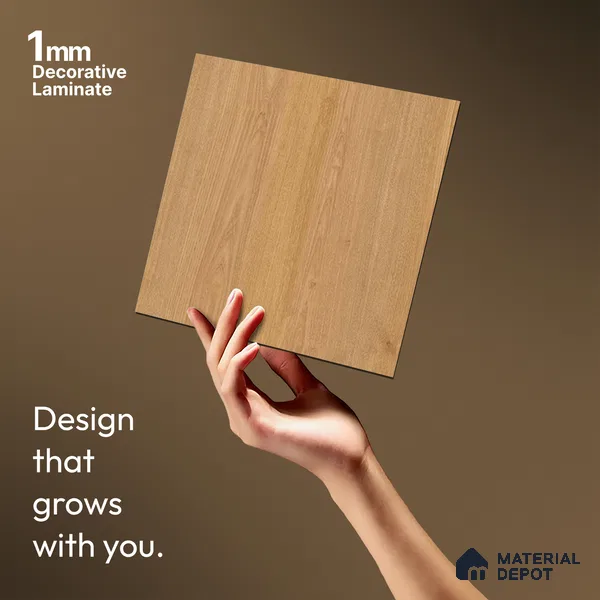 Wooden Look LM 13921 8 ft x 4 ft Texture Finish Decorative Laminate - 1 mm | Suitable for TV Unit, Wardrobe, Kitchen Cabinets