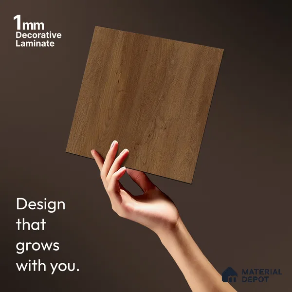 Wooden Look LM 13925 8 ft x 4 ft Texture Finish Decorative Laminate - 1 mm | Suitable for TV Unit, Wardrobe, Kitchen Cabinets