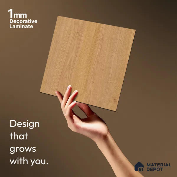 Wooden Look LM 13928 8 ft x 4 ft Texture Finish Decorative Laminate - 1 mm | Suitable for TV Unit, Wardrobe, Kitchen Cabinets