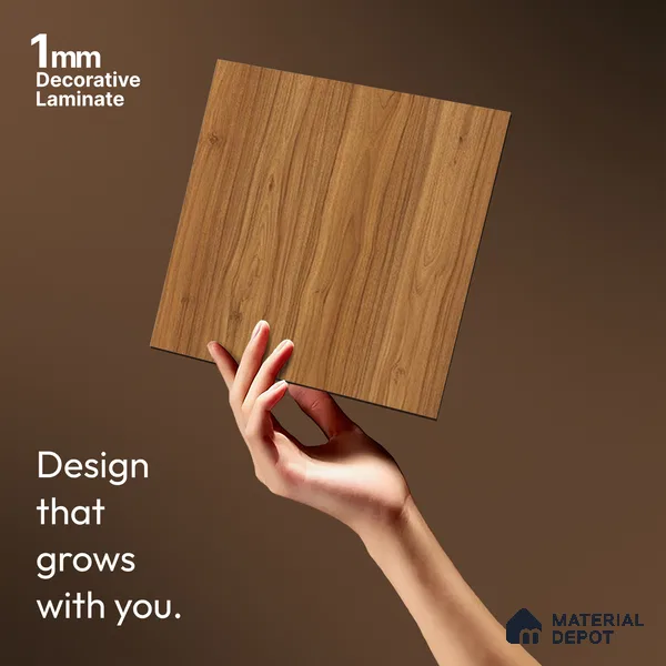Wooden Look LM 13929 8 ft x 4 ft Texture Finish Decorative Laminate - 1 mm | Suitable for TV Unit, Wardrobe, Kitchen Cabinets