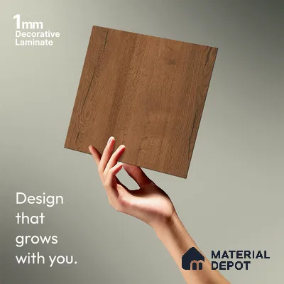 Wooden Look LM 13930 8 ft x 4 ft Texture Finish Decorative Laminate - 1 mm | Suitable for TV Unit, Wardrobe, Kitchen Cabinets