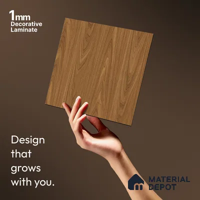 Wooden Look LM 13932 Majestic Oak 8 ft x 4 ft Matte Finish Decorative Laminate - 1 mm | Suitable for TV Unit, Wardrobe, Kitchen Cabinets