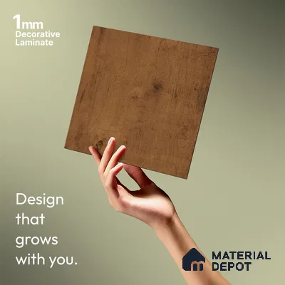 Wooden Look LM 13933 8 ft x 4 ft Texture Finish Decorative Laminate - 1 mm | Suitable for TV Unit, Wardrobe, Kitchen Cabinets
