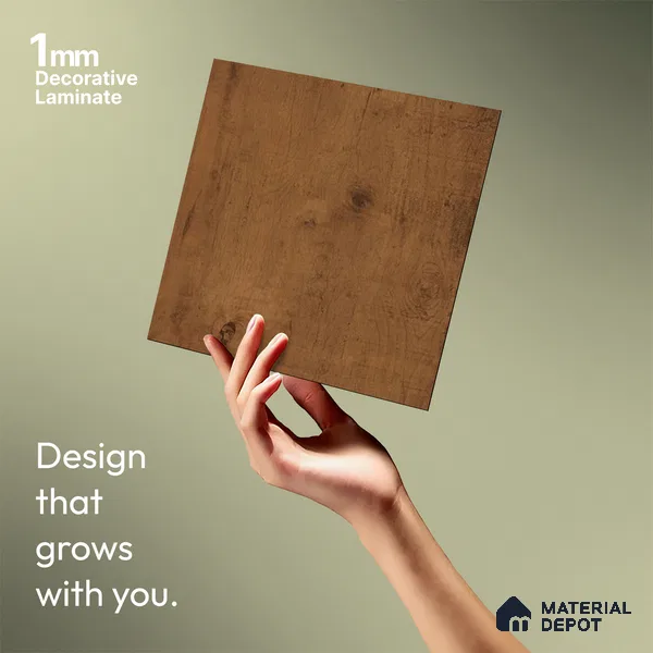 Wooden Look LM 13933 8 ft x 4 ft Texture Finish Decorative Laminate - 1 mm | Suitable for TV Unit, Wardrobe, Kitchen Cabinets
