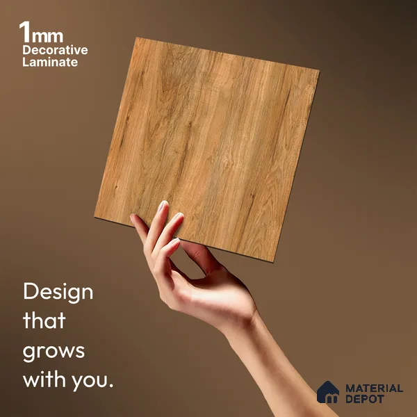 Wooden Look LM 13934 8 ft x 4 ft Texture Finish Decorative Laminate - 1 mm | Suitable for TV Unit, Wardrobe, Kitchen Cabinets