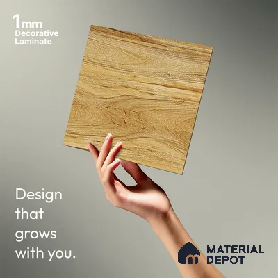 Wooden Look LM 13937 8 ft x 4 ft Texture Finish Decorative Laminate - 1 mm | Suitable for TV Unit, Wardrobe, Kitchen Cabinets