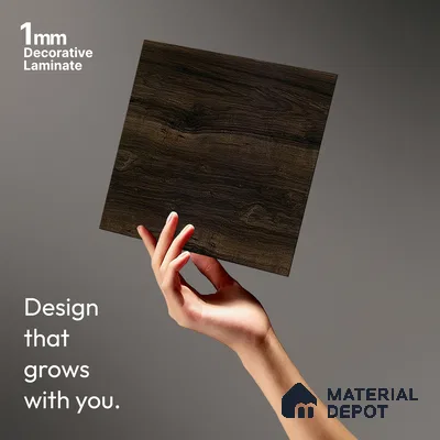 Wooden Look LM 13938 8 ft x 4 ft Texture Finish Decorative Laminate - 1 mm | Suitable for TV Unit, Wardrobe, Kitchen Cabinets