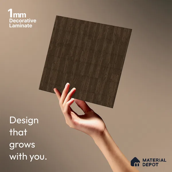 Wooden Look LM 13940 8 ft x 4 ft Texture Finish Decorative Laminate - 1 mm | Suitable for TV Unit, Wardrobe, Kitchen Cabinets