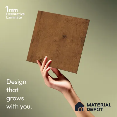 Wooden Look LM 13941 8 ft x 4 ft Texture Finish Decorative Laminate - 1 mm | Suitable for TV Unit, Wardrobe, Kitchen Cabinets
