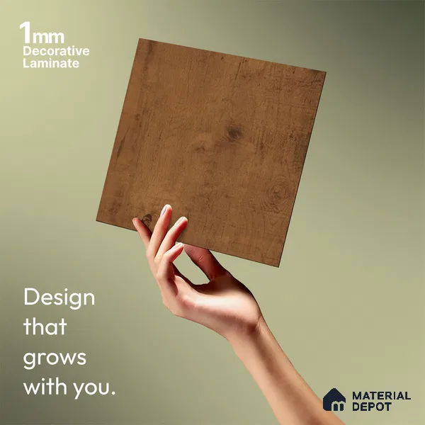 Wooden Look LM 13941 8 ft x 4 ft Texture Finish Decorative Laminate - 1 mm | Suitable for TV Unit, Wardrobe, Kitchen Cabinets