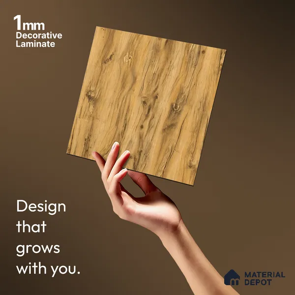 Wooden Look LM 13942 8 ft x 4 ft Texture Finish Decorative Laminate - 1 mm | Suitable for TV Unit, Wardrobe, Kitchen Cabinets