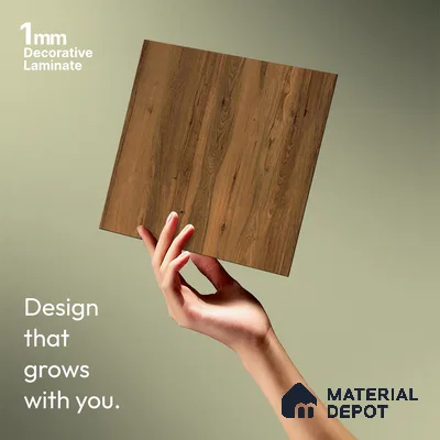Wooden Look LM 13947 8 ft x 4 ft Texture Finish Decorative Laminate - 1 mm | Suitable for TV Unit, Wardrobe, Kitchen Cabinets