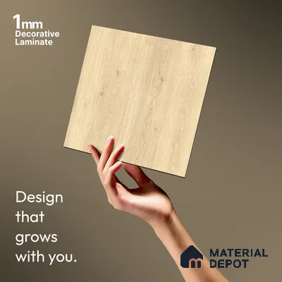 Wooden Look LM 13952 8 ft x 4 ft Texture Finish Decorative Laminate - 1 mm | Suitable for TV Unit, Wardrobe, Kitchen Cabinets