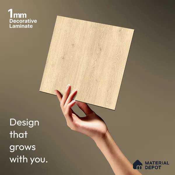 Wooden Look LM 13952 8 ft x 4 ft Texture Finish Decorative Laminate - 1 mm | Suitable for TV Unit, Wardrobe, Kitchen Cabinets