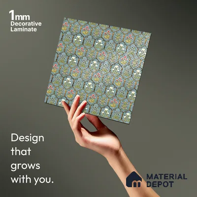 Patterned Look LM 21330 8 ft x 4 ft Texture Finish Decorative Laminate - 1 mm | Suitable for Bedroom, TV Unit, Wardrobe