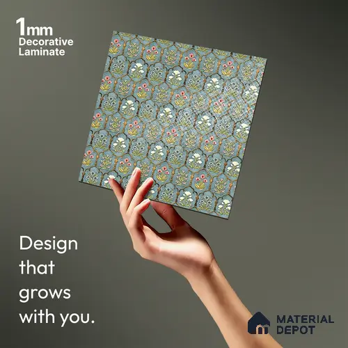Patterned Look LM 21330 8 ft x 4 ft Texture Finish Decorative Laminate - 1 mm | Suitable for Bedroom, TV Unit, Wardrobe