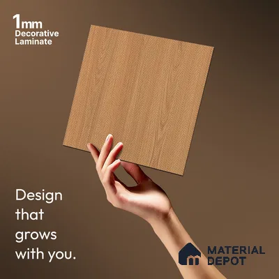 Patterned Look LM 21332 8 ft x 4 ft Texture Finish Decorative Laminate - 1 mm | Suitable for Bedroom, TV Unit, Wardrobe