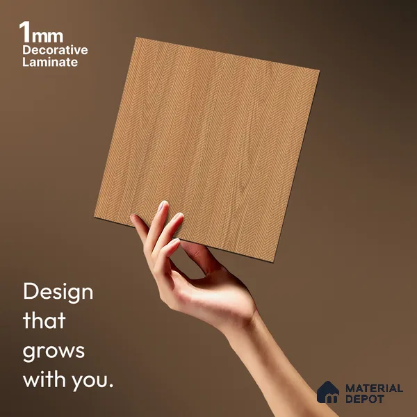 Patterned Look LM 21332 8 ft x 4 ft Texture Finish Decorative Laminate - 1 mm | Suitable for Bedroom, TV Unit, Wardrobe