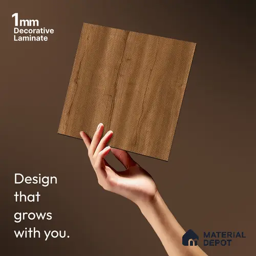 Patterned Look LM 21338 8 ft x 4 ft Texture Finish Decorative Laminate - 1 mm | Suitable for Bedroom, TV Unit, Wardrobe