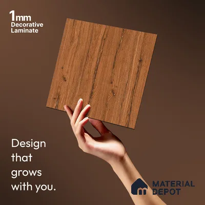 Wooden Look LM 21347 Shiny Lavito 8 ft x 4 ft Matte Finish Decorative Laminate - 1 mm | Suitable for TV Unit, Wardrobe, Kitchen Cabinets