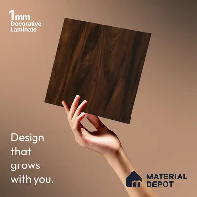 Wooden Look LM 21357 Truffed Figurato 8 ft x 4 ft Matte Finish Decorative Laminate - 1 mm | Suitable for TV Unit, Wardrobe, Kitchen Cabinets
