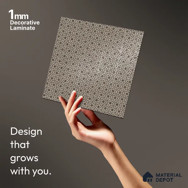 Patterned Look LM 21402 8 ft x 4 ft Texture Finish Decorative Laminate - 1 mm | Suitable for Bedroom, TV Unit, Wardrobe