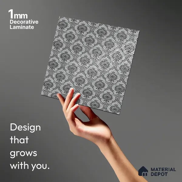 Patterned Look LM 21403 8 ft x 4 ft Texture Finish Decorative Laminate - 1 mm | Suitable for Bedroom, TV Unit, Wardrobe