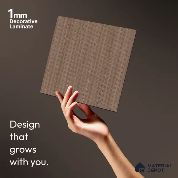 Wooden Fluted LM 21420 8 ft x 4 ft Texture Finish Decorative Laminate - 1 mm | Suitable for TV Unit,Wardrobe, Kitchen Cabinets