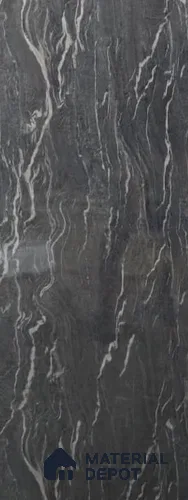 Black Marble look LM 25168 8 ft x 4 ft Texture Finish Decorative Laminate - 1 mm | Suitable for TV Unit, Wardrobe, Kitchen Cabinets
