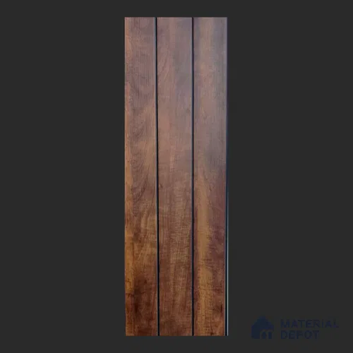 Brown Wood Look PVC Louver/Panel | 10ft x 1ft | 10 - mm | PN 06209