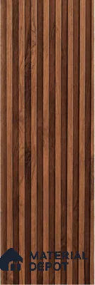 Brown Wood Look WPC Louver/Panel | 9.5 ft x 6.5 inch | 17 - mm | PN 08064