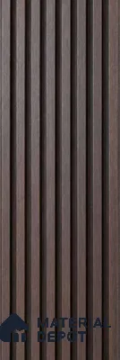 Brown Wood Look WPC Louver/Panel | 9.5 ft x 6.5 inch | 17 - mm | PN 08066