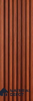 Brown Wood Look WPC Louver/Panel | 9.5 ft x 6.5 inch | 17 - mm | PN 08067