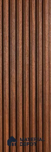 Brown Wood Look WPC Louver/Panel | 9.5 ft x 6.5 inch | 17 - mm | PN 08068
