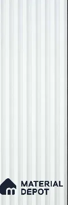 White Plain Colour Look WPC Louver/Panel | 9.5 ft x 6.5 inch | 17 - mm | PN 08069