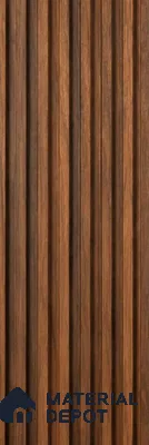 Brown Wood Look WPC Louver/Panel | 9.5 ft x 6.5 inch | 17 - mm | PN 08072