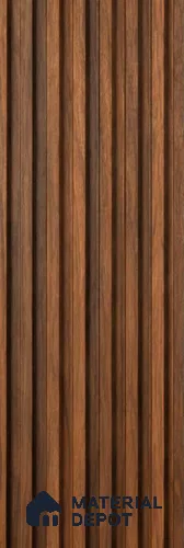 Brown Wood Look WPC Louver/Panel | 9.5 ft x 6.5 inch | 17 - mm | PN 08072